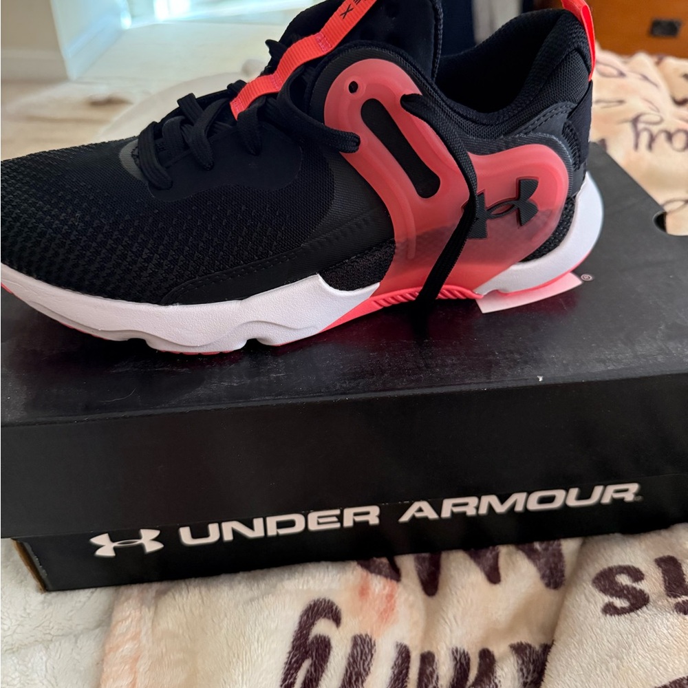 Under Armour Black and Pink TRXIN Sneakers